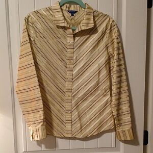 Striped Beige Blouse